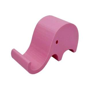Suporte para Celular Elefante | Rosa em Ateliê Sulink