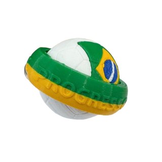 Chaveiro Giratório Bola de Futebol Brasil – Impressão 3D em Ateliê Sulink