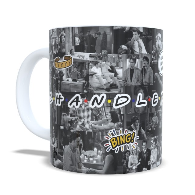 Caneca Chandler Bing Friends Personalizada – Cerâmica Sublimada em Ateliê Sulink
