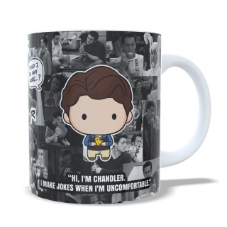 Caneca Chandler Bing Friends Personalizada – Cerâmica Sublimada em Ateliê Sulink